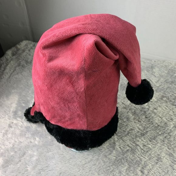 Arizona Cardinals Hat Ear Flaps Poms Winter Red Black Forever Collectibles NFL - Picture 3 of 10